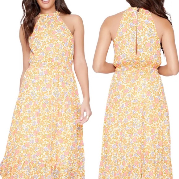 Lost + Wander Halter Maxi Dress - Picture 4 of 5